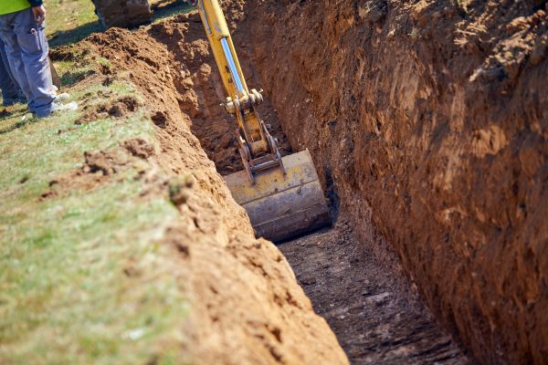 Ditch Cutting in Waynesville