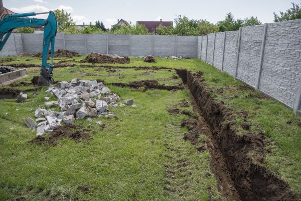 Yard Trenching in Waynesville