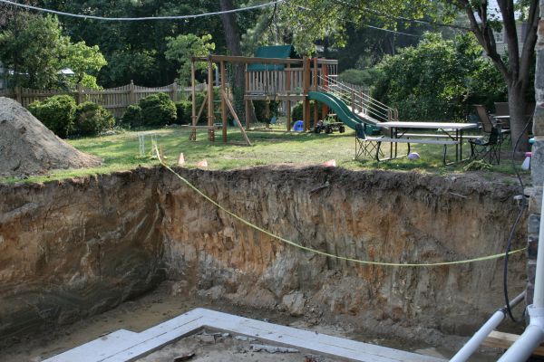Footer Digging in Waynesville