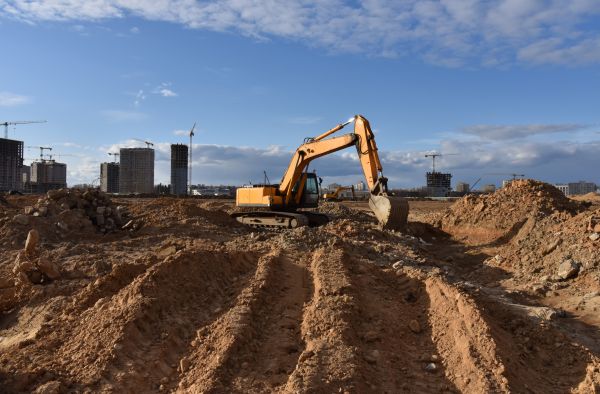 Drainage Trench Excavation in Waynesville