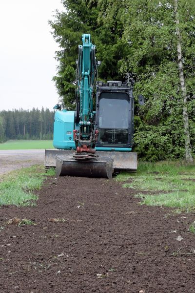 Backhoe Grading in Waynesville