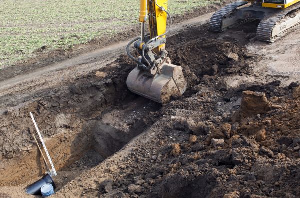 Backhoe Trenching in Waynesville