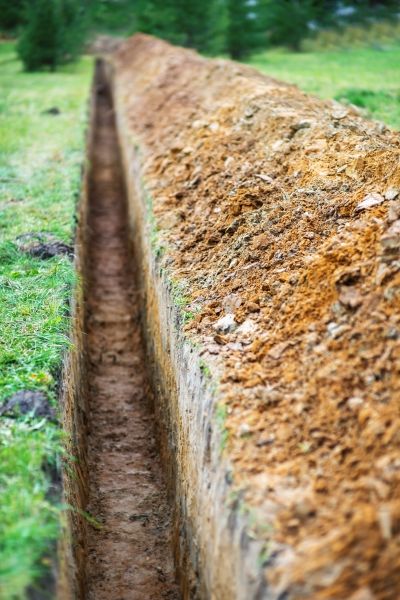 Power Line Trenching in Waynesville