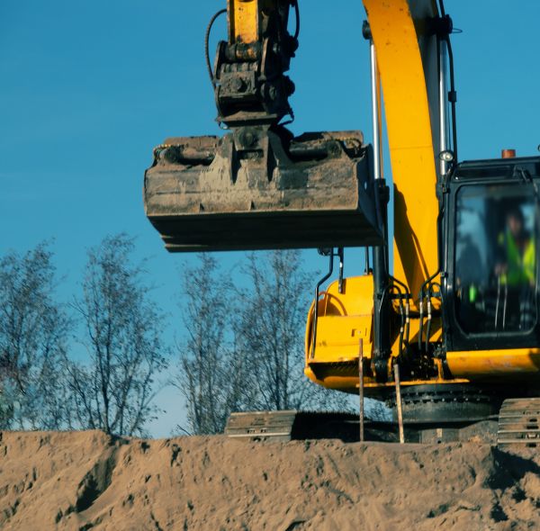 Ditch Grading in Waynesville